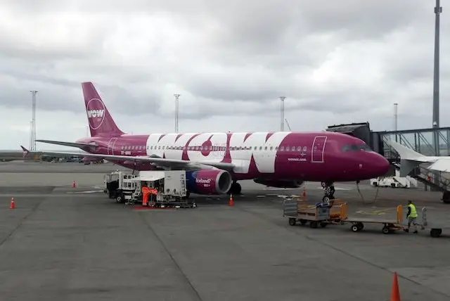 Wow Air, pictured during better days at Keflavik international airport.